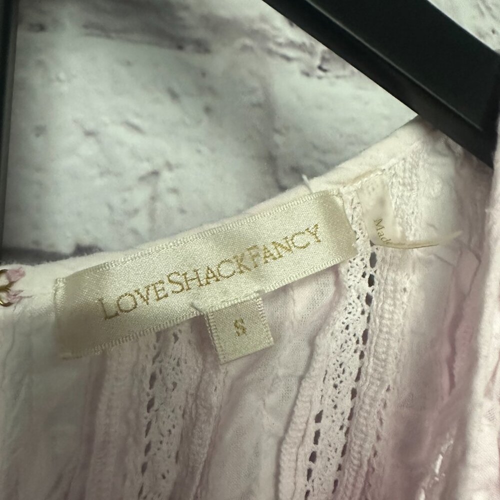 Love Shack Fancy Natasha Heritage Mini Dress - Picture 3 of 4